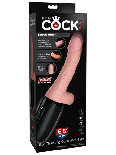 KING COCK PLUS TRIPLE THREAT